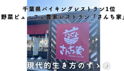 千葉県バイキングレストラン1位　野菜ビュッフェ　農家レストラン「さんち家」　柏